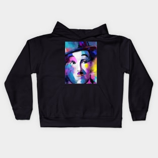 charlie chaplin pop art exclusive Kids Hoodie